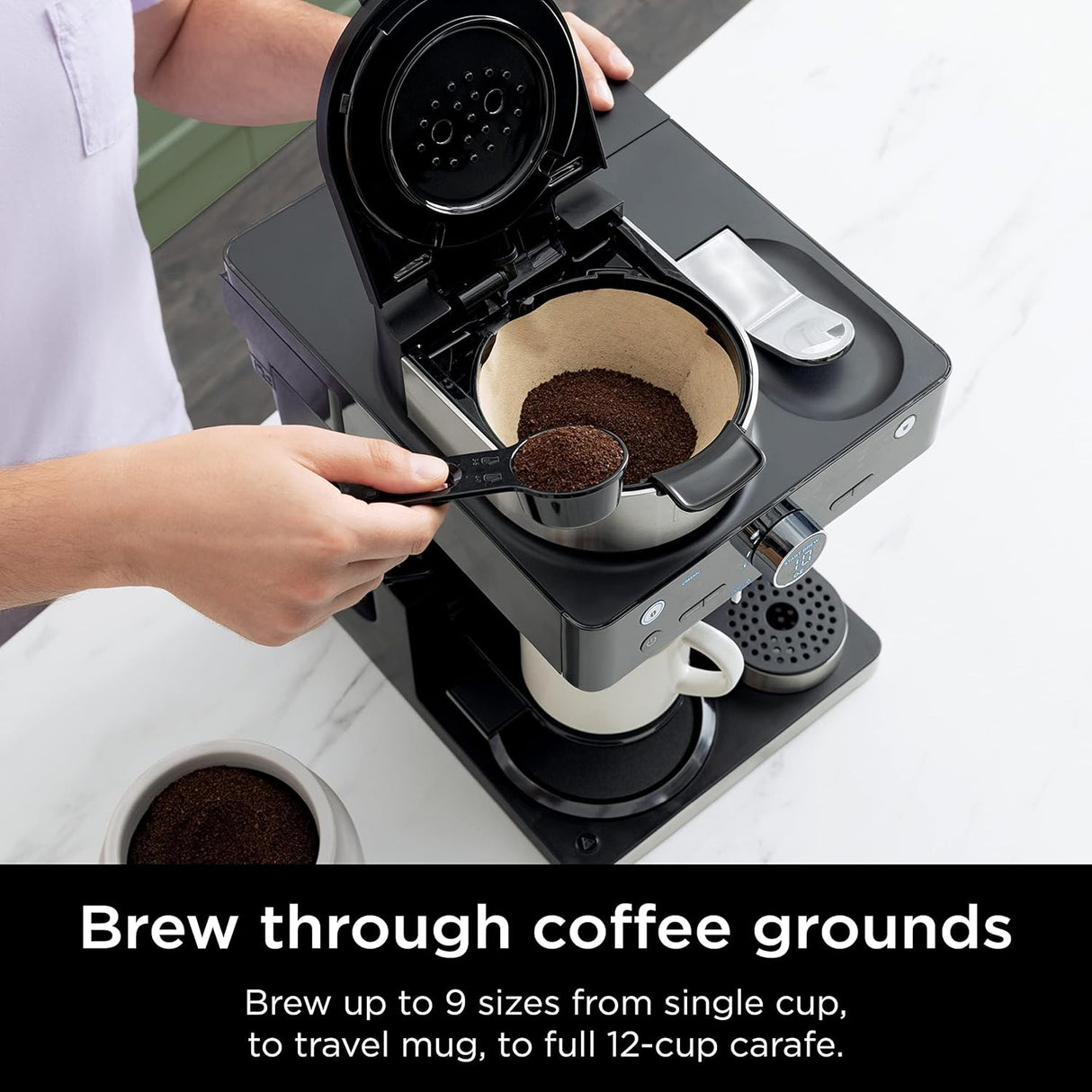 Máquina de Café Espresso Ninja, 3 estilos, CFN601