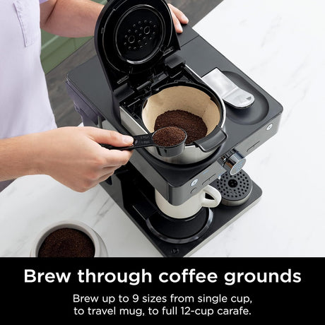 Máquina de Café Espresso Ninja, 3 estilos, CFN601