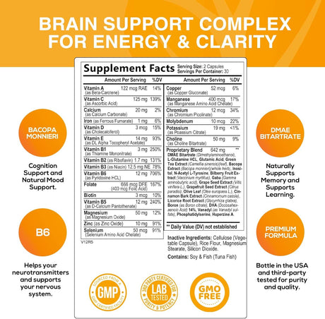 Suplementos Alimenticios de refuerzo cerebral