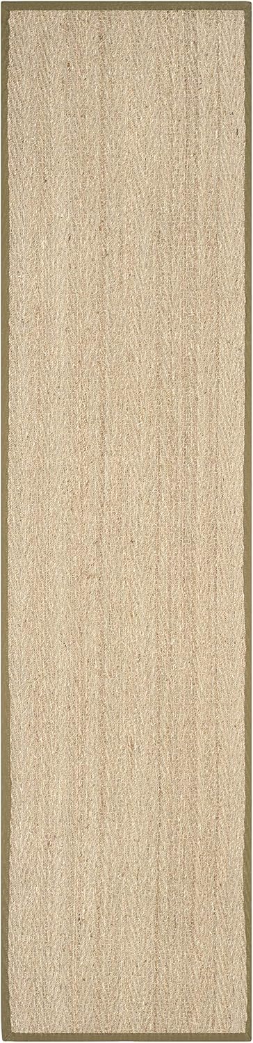 Alfombra Runner de Fibra Natural, Safavieh, Herringbone, NF115G