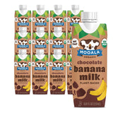 Mooala Chocolate Bananamilk Orgánico Estable 8.0 fl oz Estuche 12