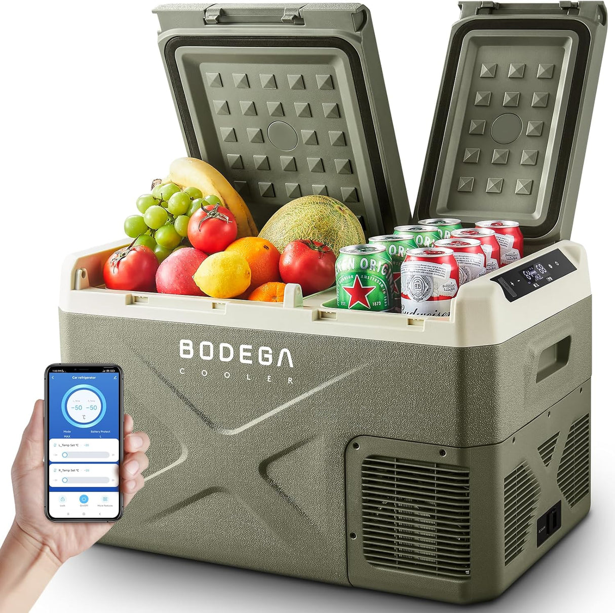Refrigerador de coche de 12 voltios de 26 cuartos