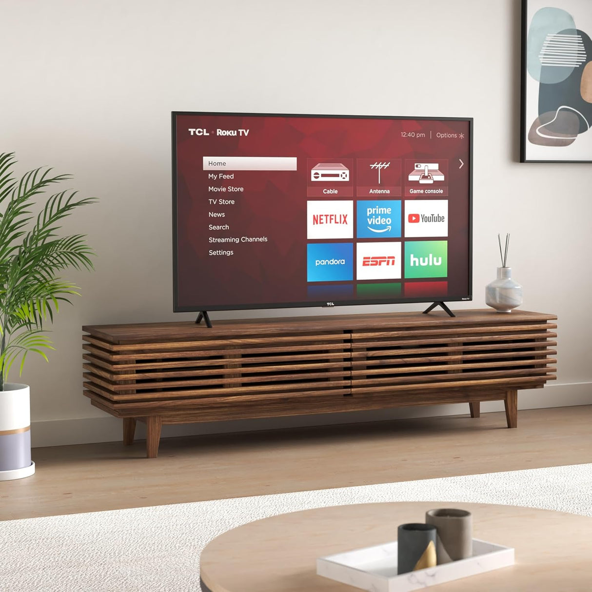 Televisor 4K Smart LED TCL 55S425 de 55 pulgadas (2019)