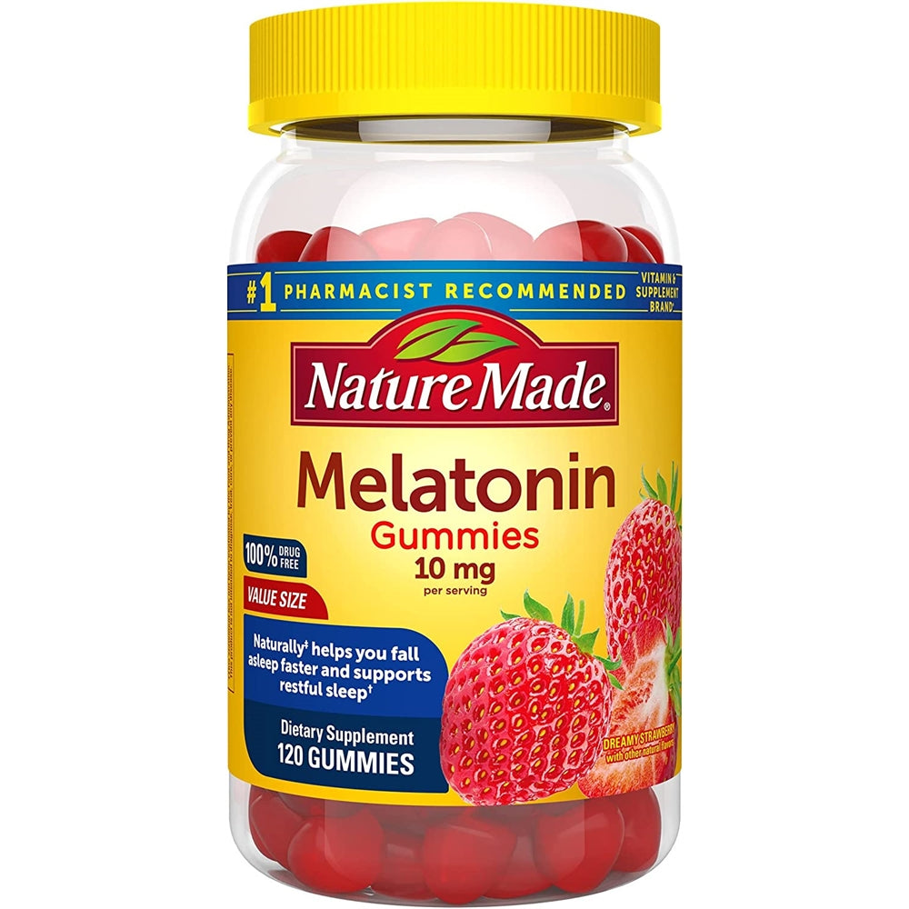 gomitas  Nature Made fresa, 120 unidades paquete de 1 10 mg