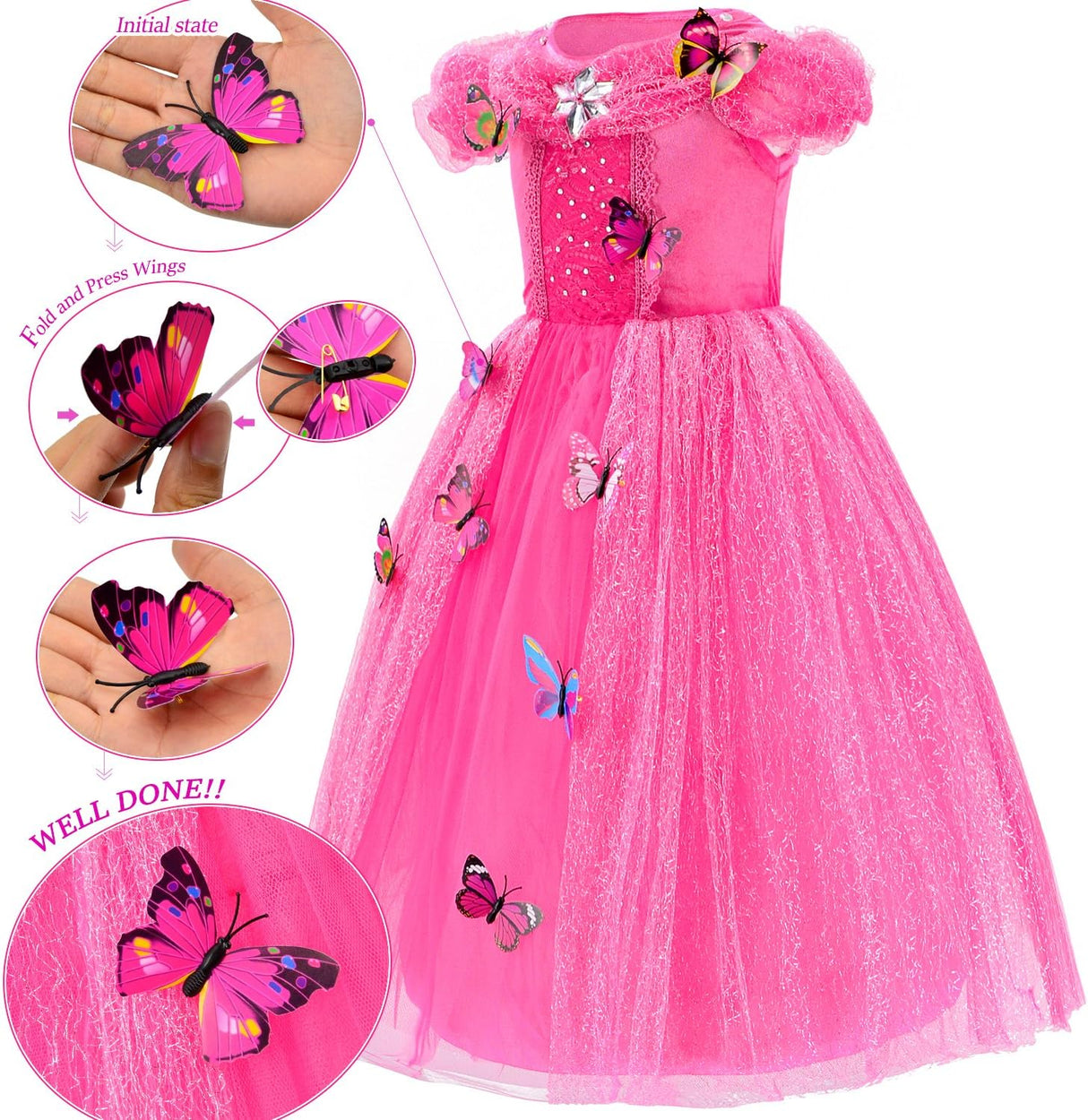Disfraces de Princesa con Accesorios Deluxe - Fiesta de Vestir