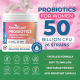 Probiótico para mujer de 50 mil millones de UFC ForestLeaf