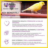 Birds LOVE Alpiste - limpieza para canarios y pájaros pinzon
