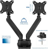 Soporte Doble para Monitores VIVO, hasta 35, STAND-V102BB