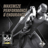 PMD Sports BCAA Aminoácidos sin Estímulo, Mejor Rendimiento 30 Servs