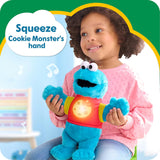 Peluche Cookie Monster 33 cm, Just Play, relleno reciclado, 18+ meses