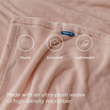 Manta Fleece Queen Bedsure Suave Ligera 90x90 pulgadas