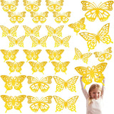 Decoración de Mariposas 3D Yeaqee 24 Pcs para Fiestas