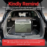 Refrigerador de coche congelador portátil aplicación WIFI