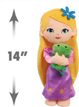 Muñeca de felpa de 14 pulgadas de rapunzel y pascal
