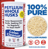 Limpiador de Colon Yerba Prima Psyllium, 12 oz (Paquete de 3)