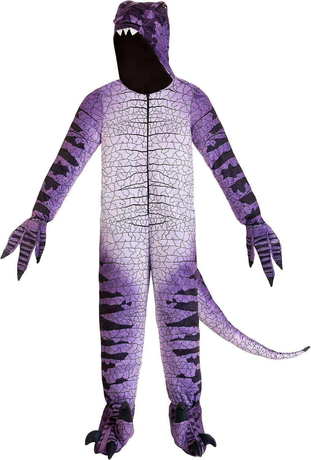 Disfraz de dinosaurio Ravenous Rapto con capucha talla XS