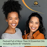 Aceite de menta de romero para cabello y raíces fuertes