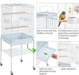 Jaulas de pájaros loros parte superior abierta Yaheetech Play