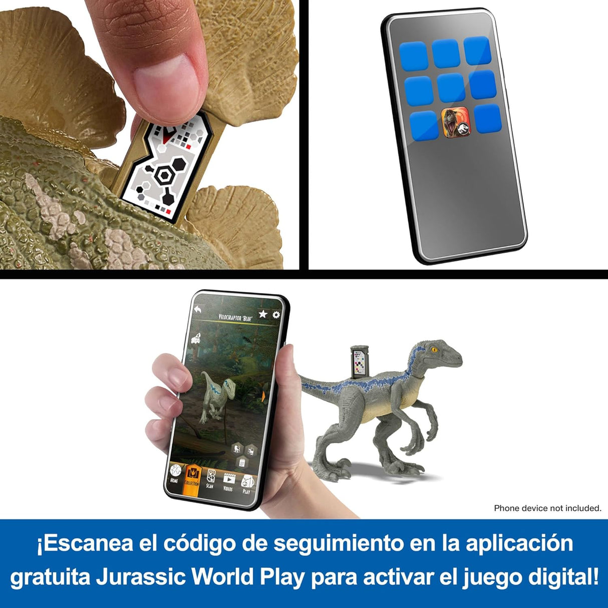 Figura Majungasaurus Mattel con sonido y ataque, Jurassic World