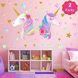 Adhesivo Pared Unicornio Grande, Decoración para Niñas