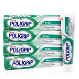 Crema para dentaduras y parciales sin zinc, 2.4 onz Pack 4