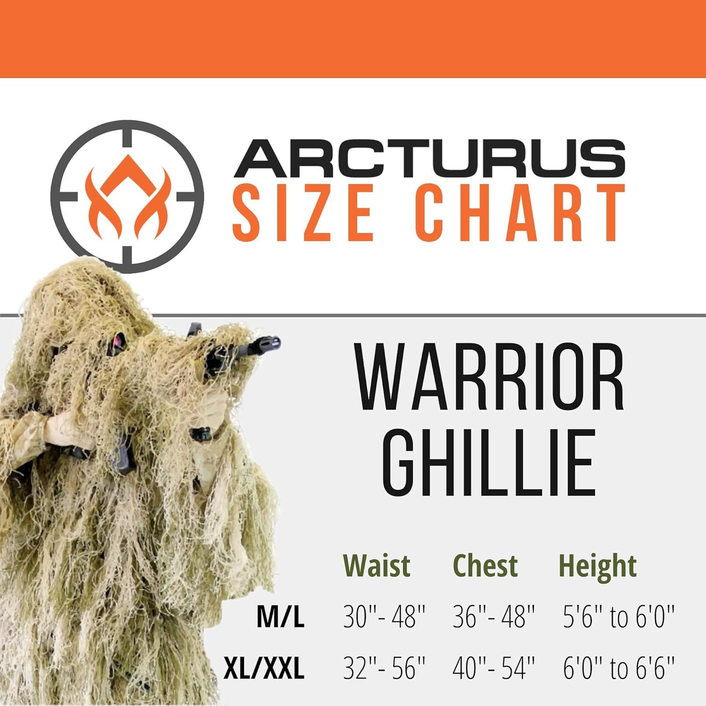 Traje de Camuflaje Arcturus - Ghillie Suit para Caza y Airsoft