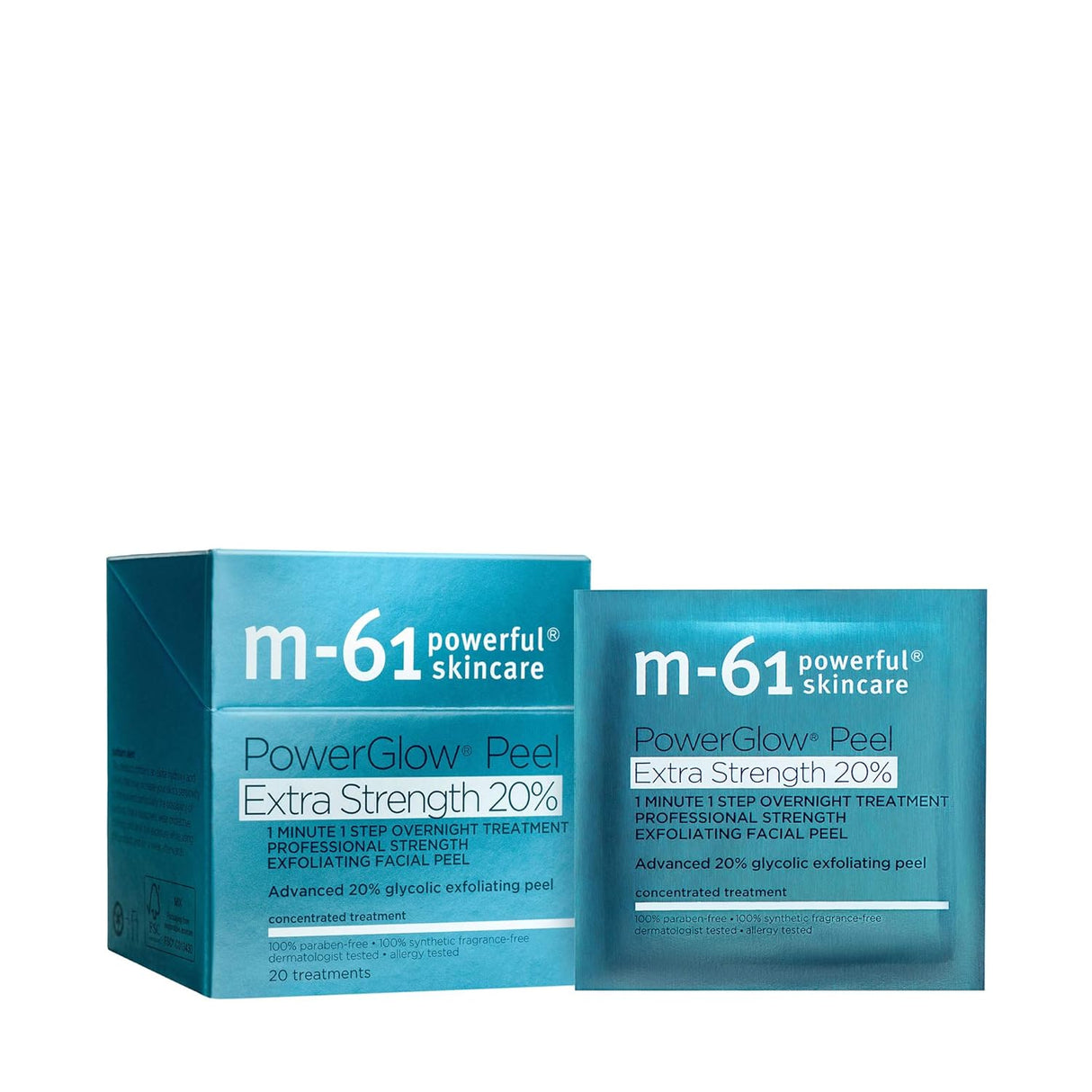 20 Tratamiento durante la noche exfoliante brillo Peel