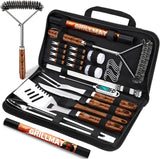 Juego de 31 Accesorios de Acero Inoxidable para BBQ, Kit Completo