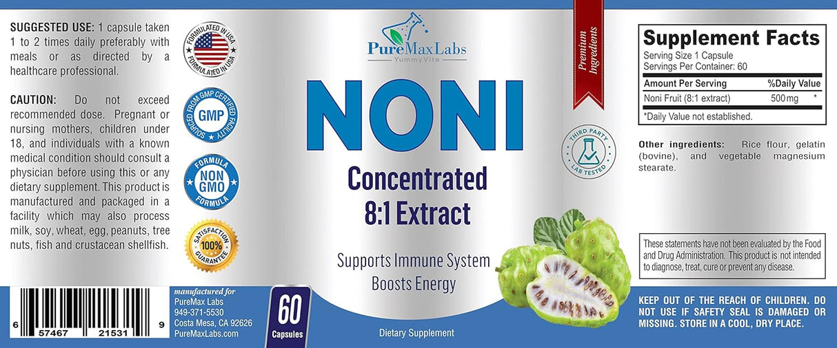Suplemento Noni Superalimento  de extracto de fruta de noni