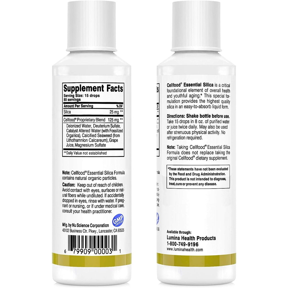 Suplementos Fórmula antienvejecimiento sílice esencial 4 oz
