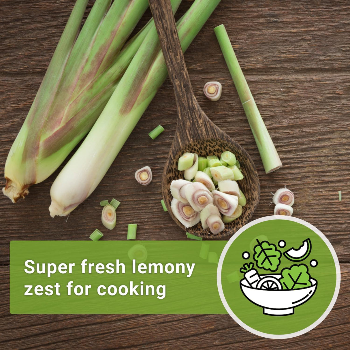 Semillas de Hierba Limón - Sow Right Seeds - 1600 Semillas