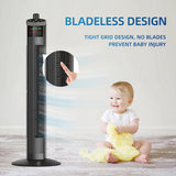 Ventilador Torre Oscilante Simple Deluxe 36, 3 Velocidades, Remote