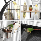 Yaheetech Jaula para pájaros de 59 pulgadas con tapa abierta