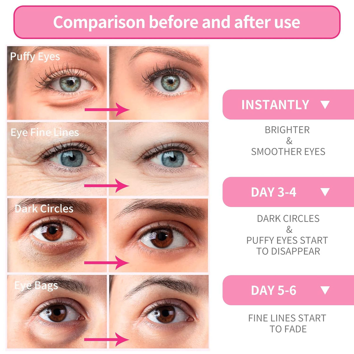 parches para debajo de los ojos 60und BREYLEE