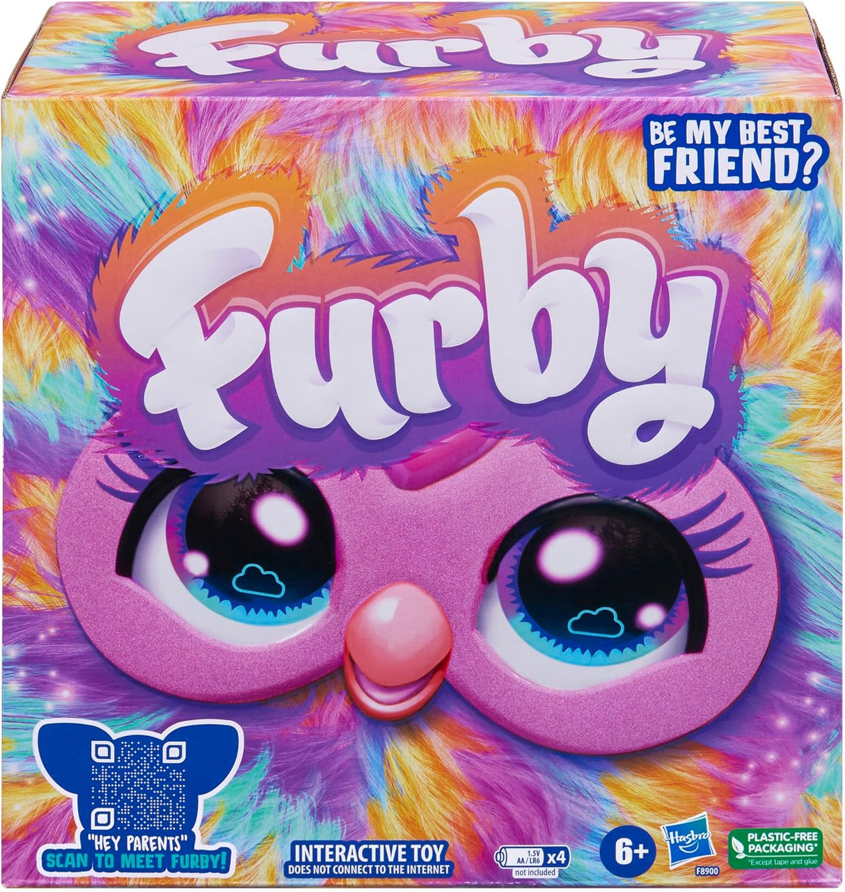 Juguete  Furby Tie Dye, Interactivo con Accesorios, 15 Acc.