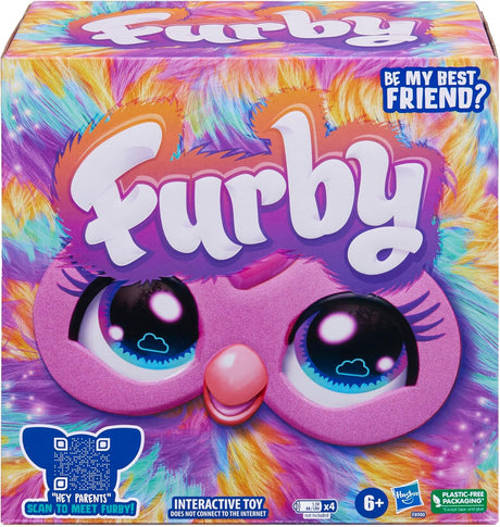 Juguete  Furby Tie Dye, Interactivo con Accesorios, 15 Acc.