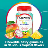 Gomitas Multivitamínicas Centrum Kids, Sabor Tropical, 150 Uds.