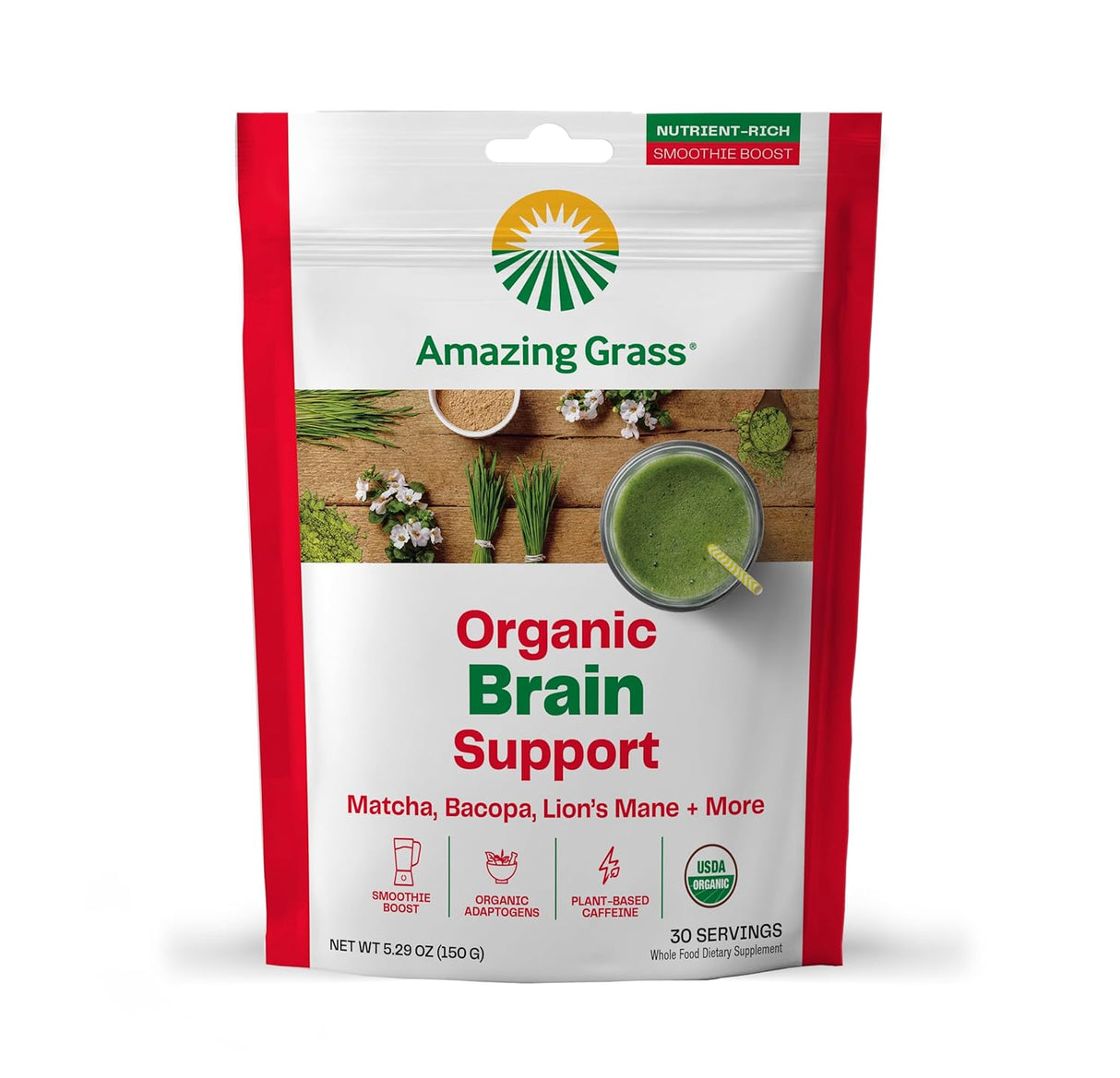 Suplemento Amazing Grass Polvo orgánico 30 porciones