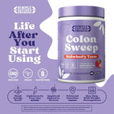 Psyllium Husk Colon Cleanser - ColonSweep - Vegan, 16 OZ