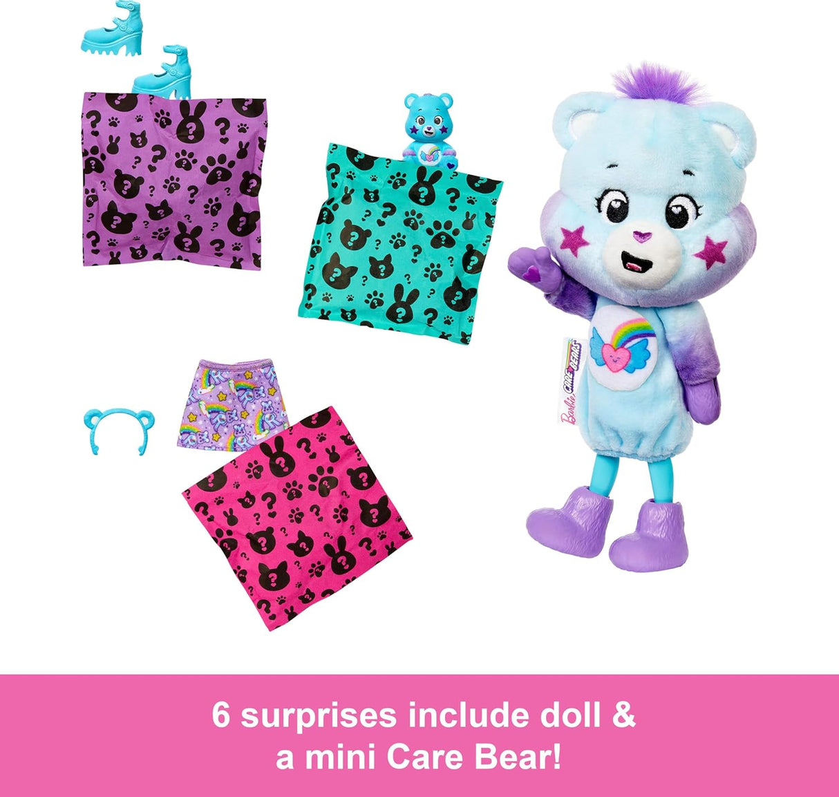 Barbie Cutie Reveal Care Bears Chelsea Muñeca Serie 2