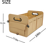 Organizador de Maletero de Coche - Multi compartimentos, Ajustable