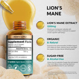 Suplemento de Melena de León - Orgánico - 72,000 mg / 2 oz