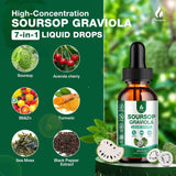 Soursop Bitters Líquido 7 en 1 con Sea Moss 4oz