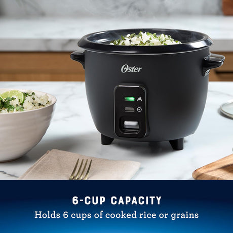 Oster Cocinero de Arroz de 6 Tazas, Modelo 4712, Fácil Uso