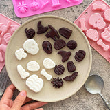 Moldes de Silicona Halloween, 3 Pack, para Chocolate y Repostería