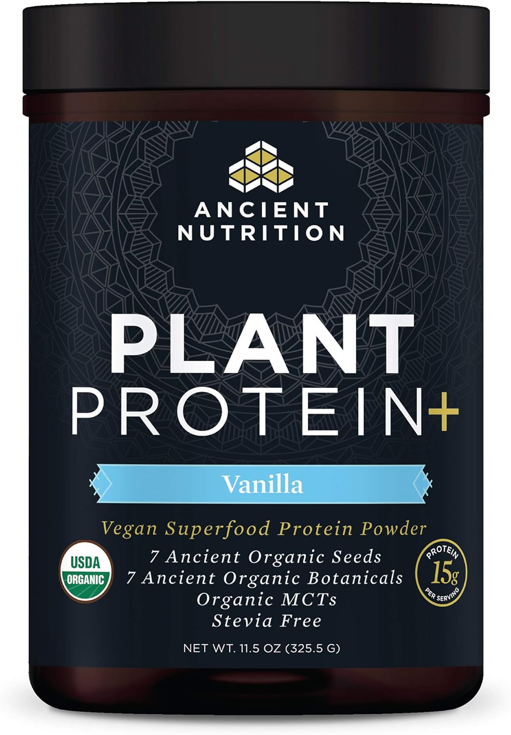 Proteína Vegetal Orgánica Vegana +, Sin Azúcar Añadido