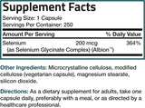 Suplementos Selenio de 200 mcg para  sistema inmunológico