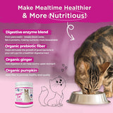 Enzimas Digestivas para Gatos Vital Planet con Calabaza y Jengibre