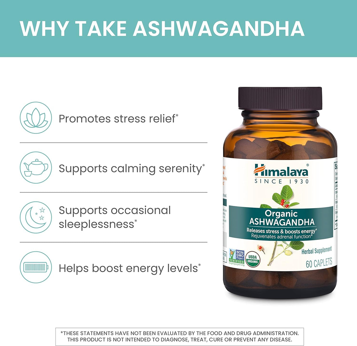 Cápsulas orgánicas energéticas y antiestrés de 670 mg