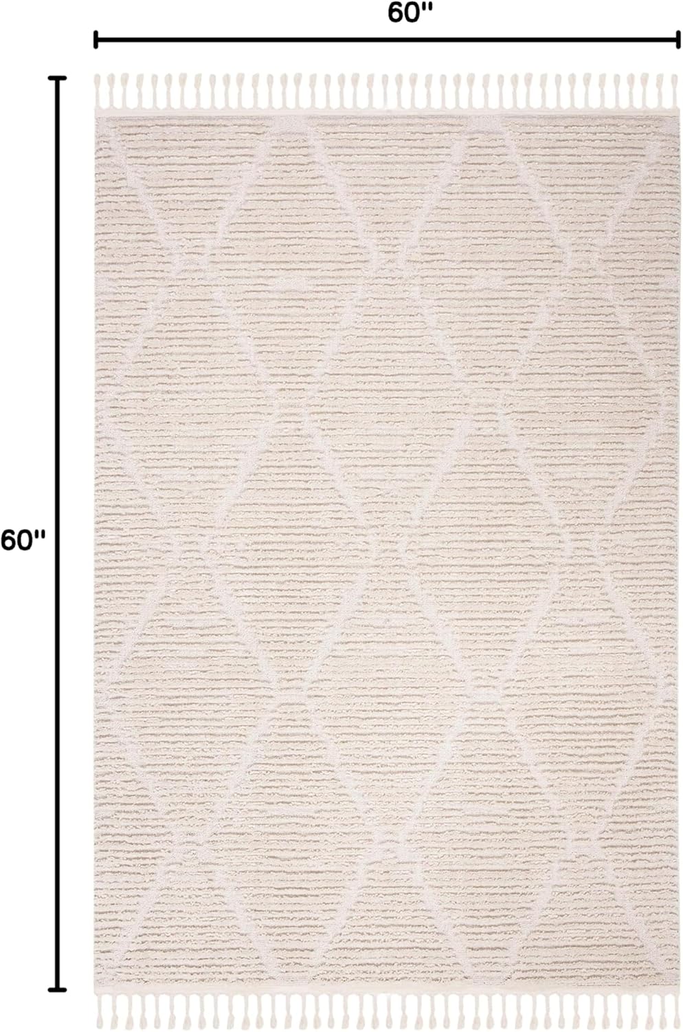 Alfombra de área, diseño tribal boho, fácil cuidado, MRK517C